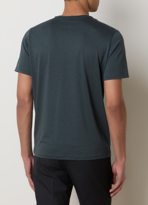 Oscar Jacobson Kim T-shirt  - achterkant 3 groen