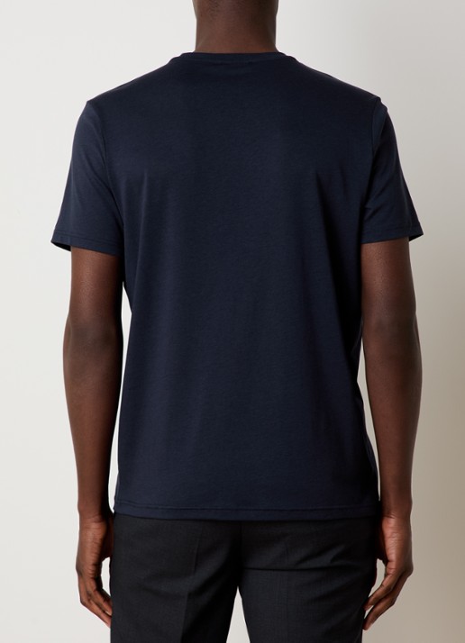 Oscar Jacobson Kim T-shirt  - achterkant 5 donkerblauw