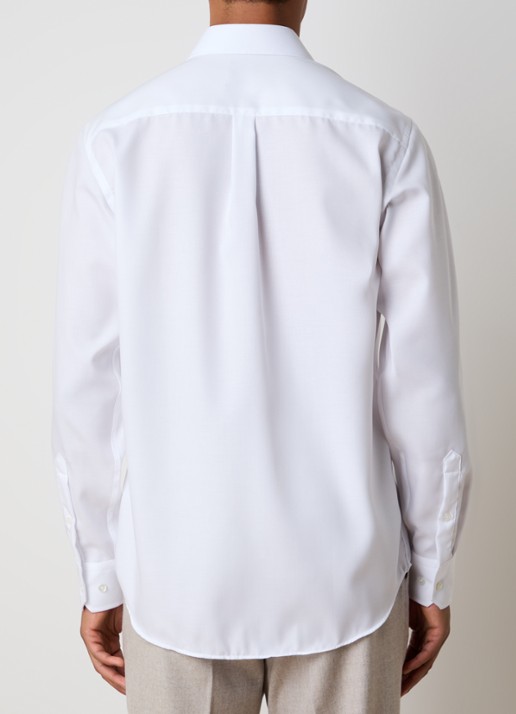 Oscar Jacobson Slim fit overhemd - achterkant 6 wit