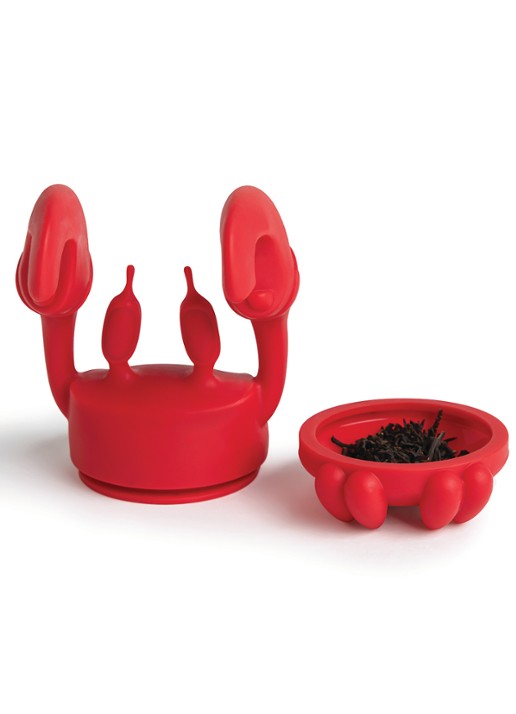 Ototo Crab theefilter  - achterkant 8 rood