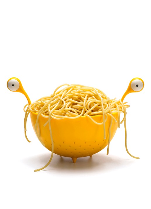 Ototo Spaghetti Monster vergiet - achterkant 6 geel