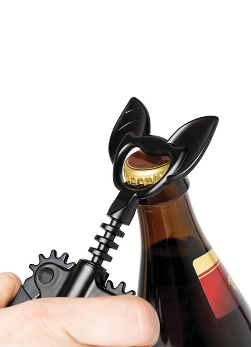 Ototo Vino kurkentrekker en flesopener - detail zwart