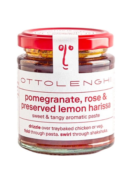 Ottolenghi Granaatappel, roos & citroen harissa 170 gram