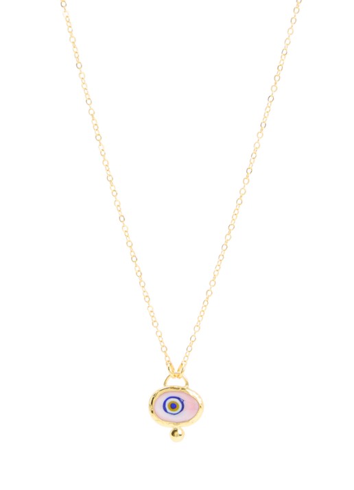 Ottoman Hands Alara Evil Eye ketting verguld