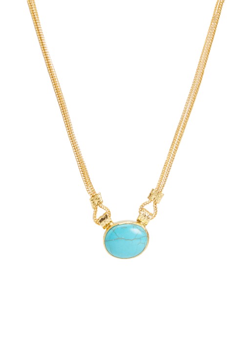 Ottoman Hands Daphne ketting verguld