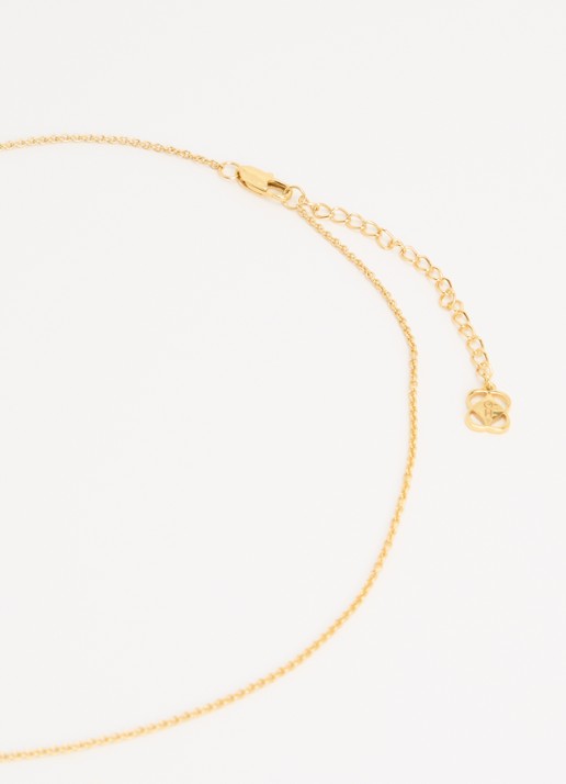 Ottoman Hands Emerald Star ketting verguld - detail 4 goud