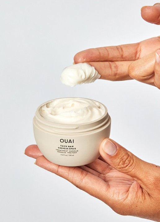 OUAI Thick Hair Treatment Masque - travel size haarmasker - voorkant 2 undefined