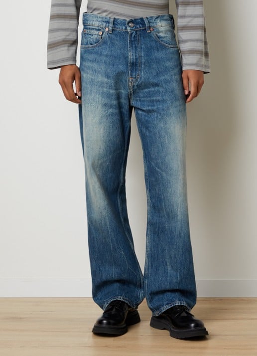 Our Legacy Straight fit jeans met medium wassing en steekzakken