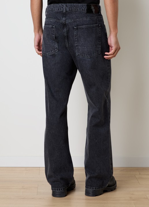 Our Legacy Third Cut straight leg jeans met gekleurde wassing - achterkant indigo
