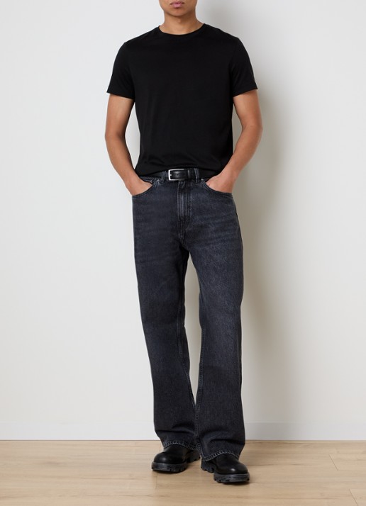 Our Legacy Third Cut straight leg jeans met gekleurde wassing - voorkant 6 indigo