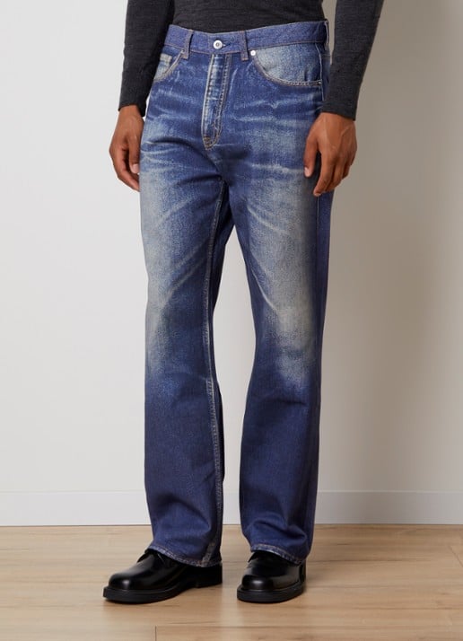 Our Legacy Third mid waist straight fit jeans met gekleurde wassing