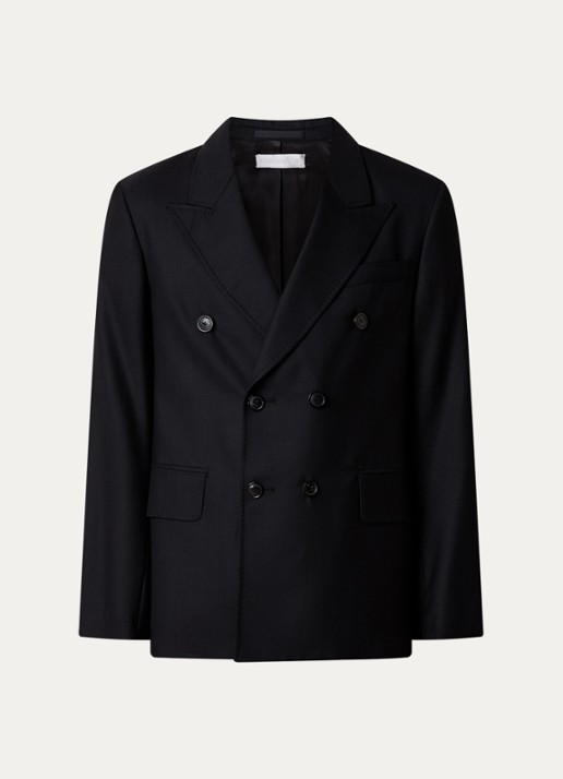 Our Legacy Unconstructed double-breasted regular fit colbert met klepzakken