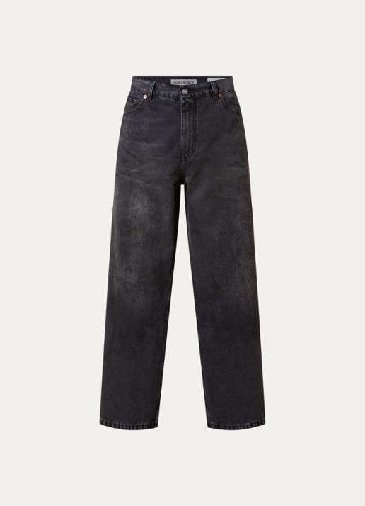 Our Legacy Vast Cut loose fit jeans met gekleurde wassing - voorkant 4 zwart