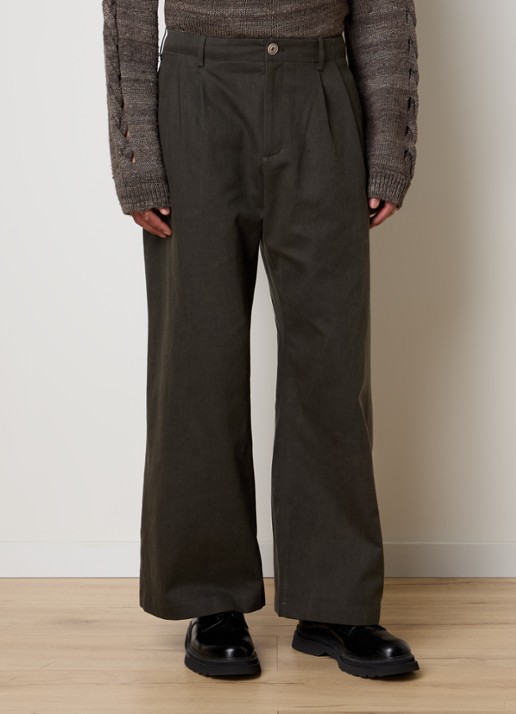 Our Legacy Wide fit chino met steekzakken