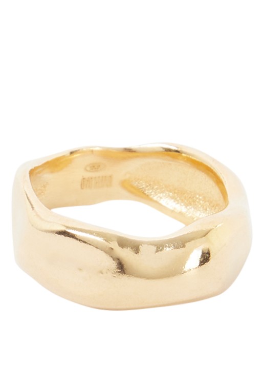 Overload Studios  ring verguld - voorkant goud