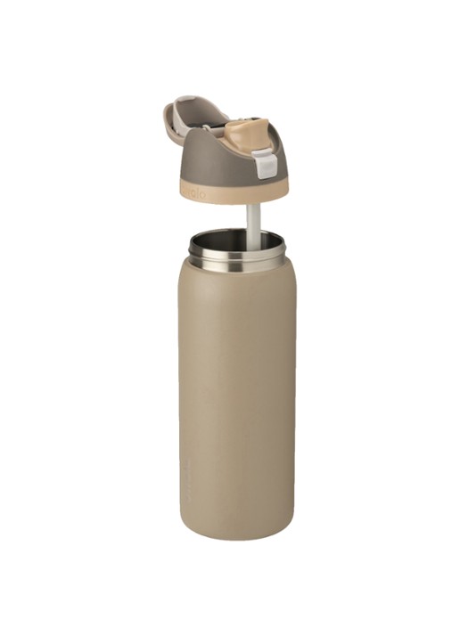 Owala FreeSip waterfles 94,5 cl - voorkant 2 beige