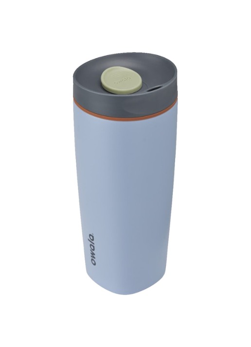 Owala SmoothSip Slider thermosbeker 59 cl - voorkant 2 blauwgrijs