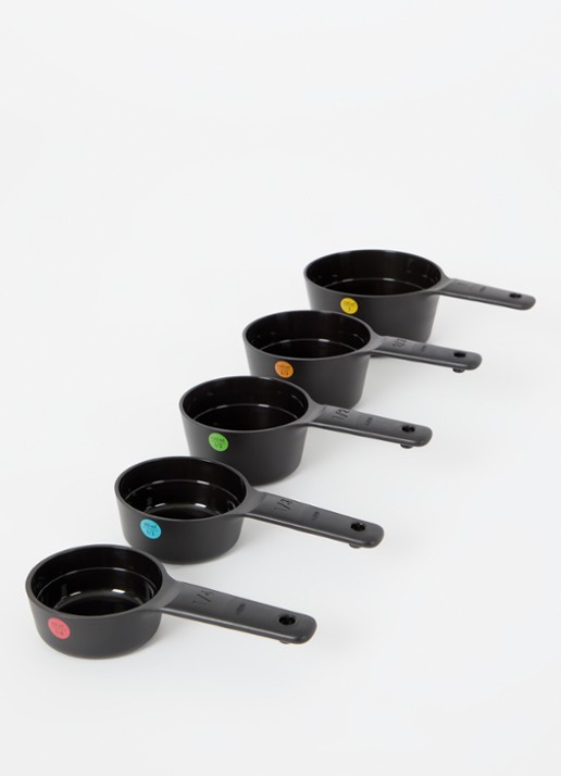 Oxo Good Grips maatlepel set van 5 - voorkant 2 zwart