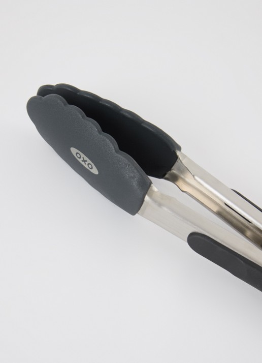 Oxo Serveertang 23 cm - voorkant 2 zilver