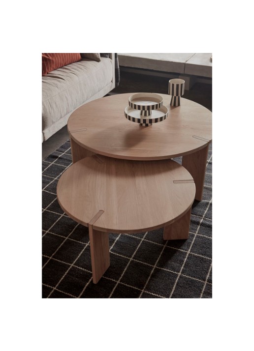 OYOY Living Design Toppu S bloempot van keramiek voor binnen - 15 cm - detail 3 zwart