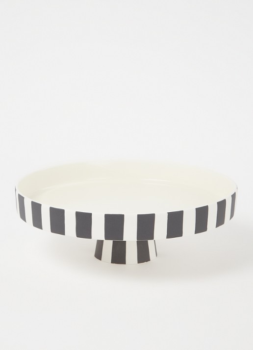 OYOY Living Design Toppu taartplateau 20 cm - voorkant 2 zwart