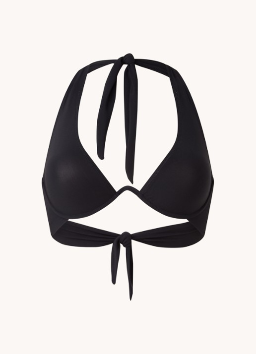 Pain de Sucre Camelia beugel bikinitop - voorkant 2 zwart