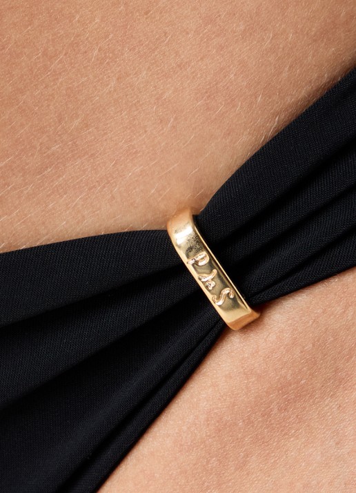 Pain de Sucre Claudie bikinislip - detail 2 zwart