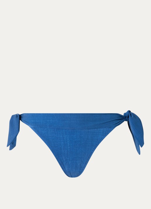Pain de Sucre Diva bikinislip geknoopt detail - voorkant kobaltblauw