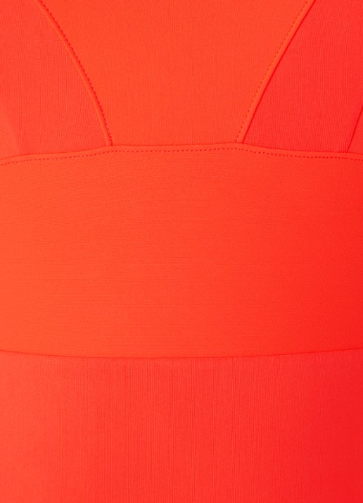 Pain de Sucre Pipper badpak met V-hals - detail 4 oranje