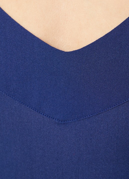 Pain de Sucre Soya 11 badpak met gekruiste banden  - detail 3 donkerblauw