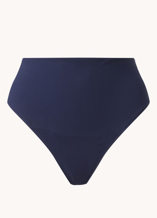 Pain de Sucre Tabago high waisted bikinislip - voorkant 2 blauw