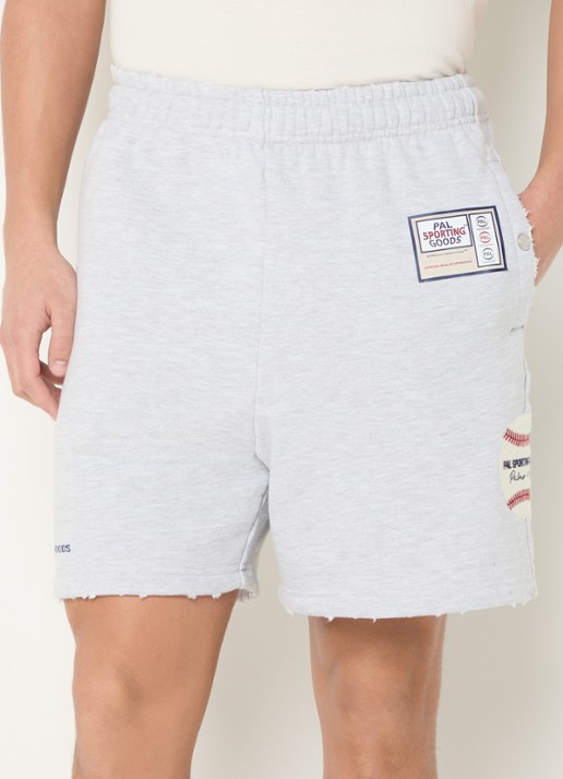 PAL Sporting Goods Homerun straight fit korte joggingbroek met steekzakken