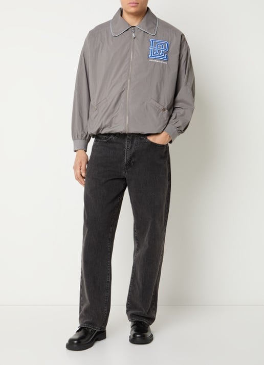 PAL Sporting Goods Jack met logoborduring en backprint - voorkant 4 grijs