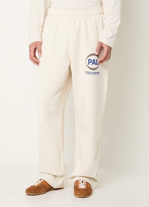 PAL Sporting Goods Pre Game loose fit joggingbroek met logo - detail 4 beige