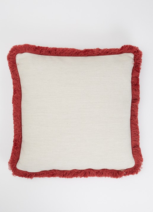 Palais Jackie sierkussenhoes 45 x 45 cm  - detail roze