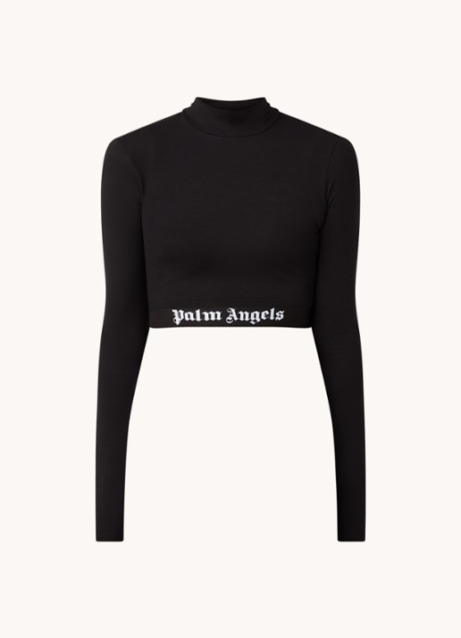Palm Angels Crop top met logoband
