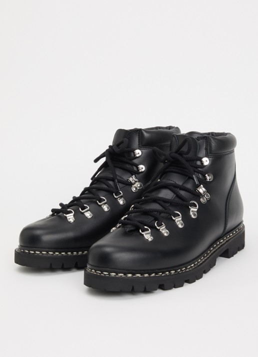 Paraboot Avoriaz veterboot van leer - detail zwart