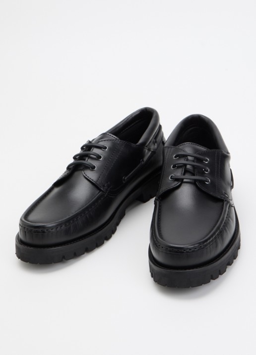 Paraboot Briac bootschoen van leer - detail zwart