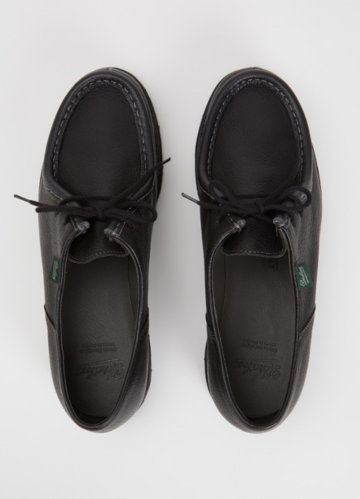 Paraboot Michael veterschoen van leer - detail 3 zwart