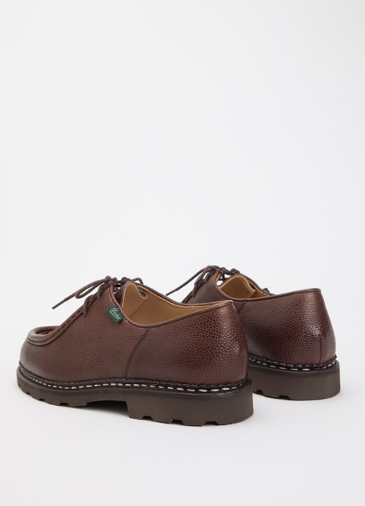 Paraboot Michael veterschoen van leer - achterkant 5 bruin