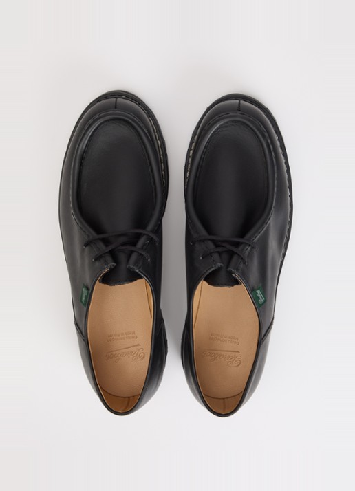Paraboot Michael veterschoen van leer - detail 2 zwart
