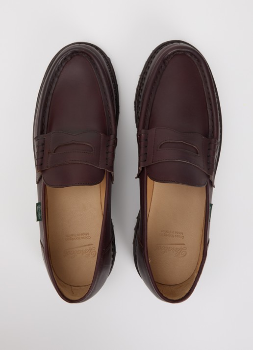 Paraboot Reims loafer van leer - detail 3 donkerbruin