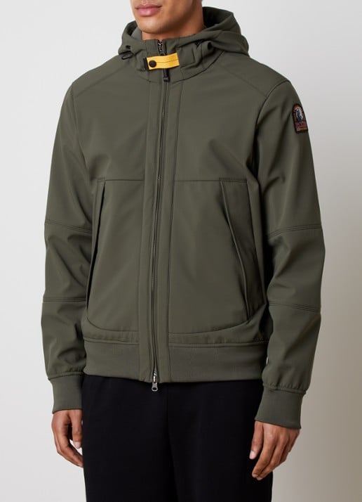 Parajumpers Abner softshell jack met capuchon en ritszakken