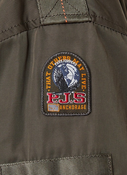 Parajumpers Bomberjack met donsvulling en steekzakken - detail 5 olijfgroen
