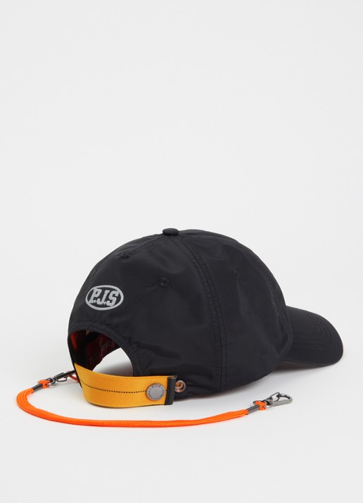 Parajumpers Bravo pet met logo  - detail zwart