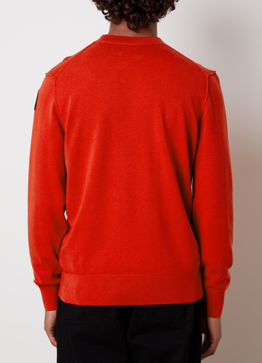 Parajumpers Braw fijngebreide pullover met logo - achterkant 5 rood