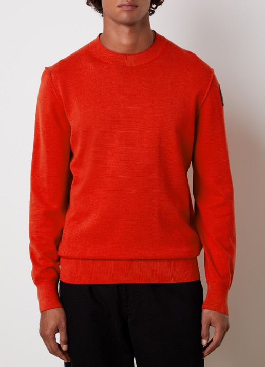 Parajumpers Braw fijngebreide pullover met logo