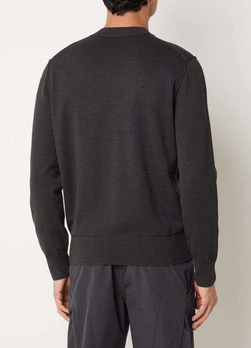Parajumpers Braw sweater met logo - achterkant 4 antraciet
