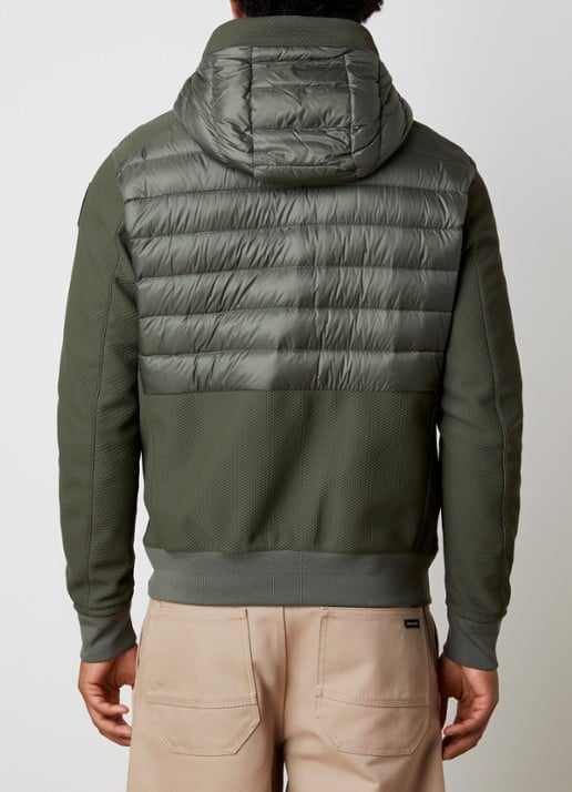 Parajumpers Buck jack met donsvulling en steekzakken - achterkant legergroen