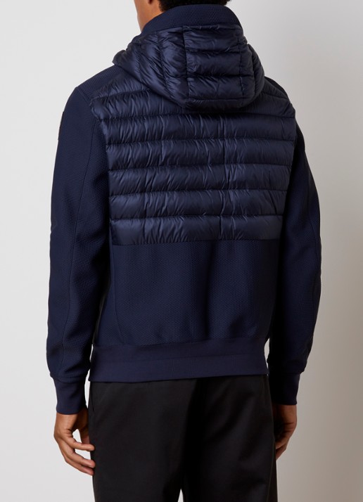 Parajumpers Buck jack met donsvulling en steekzakken - achterkant donkerblauw